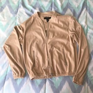Never Worn: Forever 21 Suede Bomber Jacket